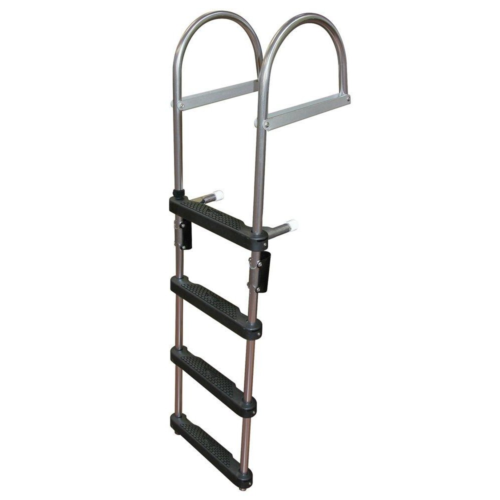 JIF Marine EPZ4 Transom Pontoon Ladder, 4-Step