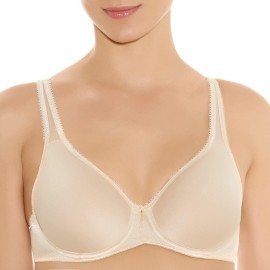 Wacoal Womens Plus-Size Basic Beauty Contour Spacer Bra, Naturally Nude, 32Ddd