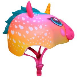 Raskullz Kids' C-Preme Super Rainbow Corn Helmet, Pink, One Size