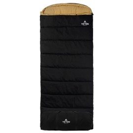 TETON Sports 1027R Deer Hunter Sleeping Bag; Warm and Comfortable Sleeping Bag Great for Fishing, Hunting, and Camping; Great for When it