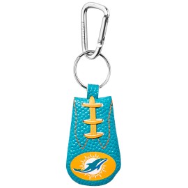 GameWear NFL Miami Dolphins FK-NFL-TMD-1 Miami Dolphins Team Color NFL Football Keychain,One Size,