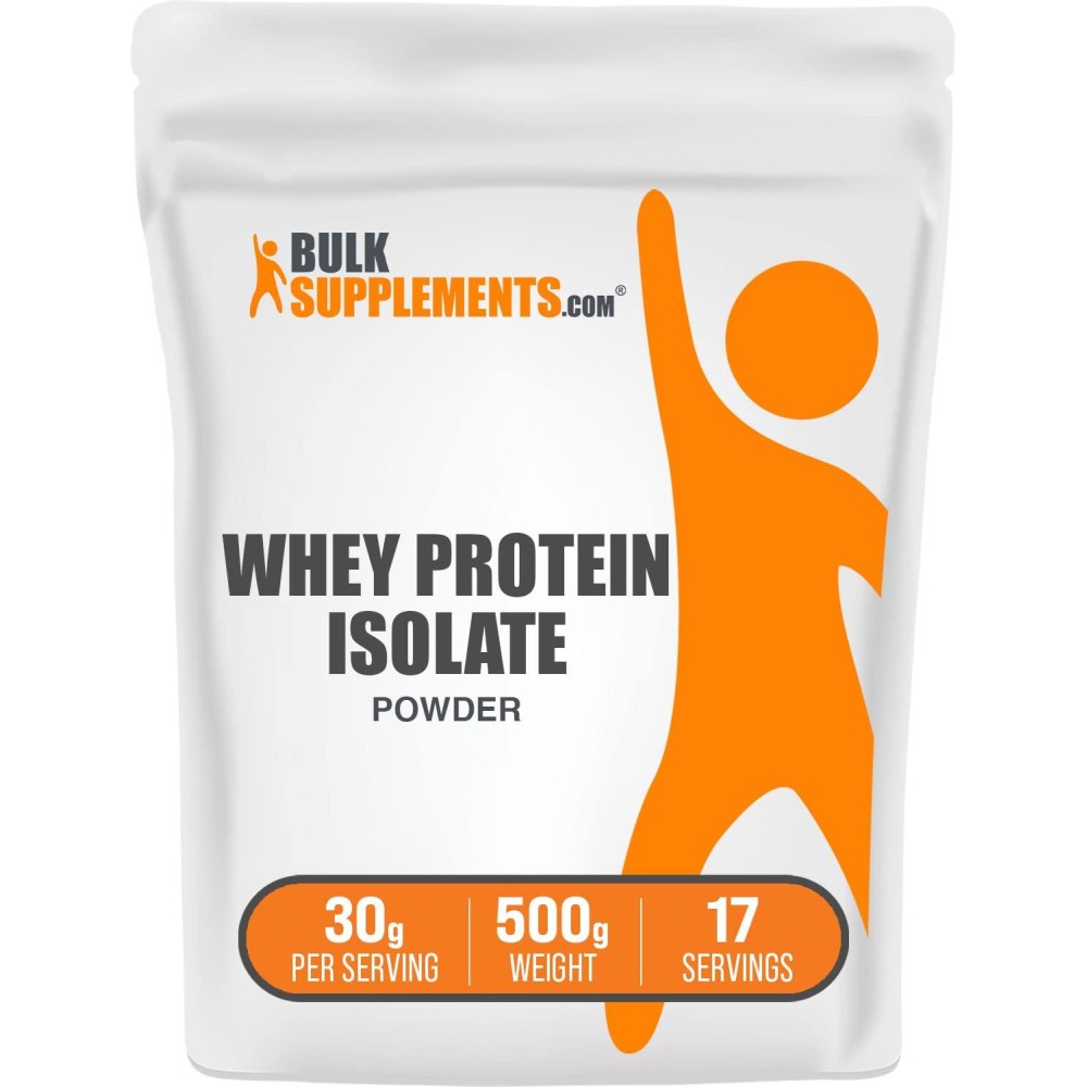 Bulksupplementscom Whey Protein Isolate Powder - Unflavored Whey Protein Powder - Whey Protein - Flavorless Protein Powder - 30G Per Serving, 17 Servings Of Pure Protein Powder (500 Grams - 11 Lbs)