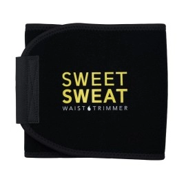 Sweet Sweat Waist Trimmer, By Sports Research - Waist Trainer For Women & Men - Sweat Band Belt - Faja Para Hacer Ejercicios