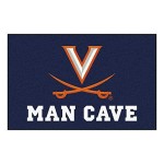 Fanmats 15535 University Of Virginia Nylon Universal Man Cave Starter Rug