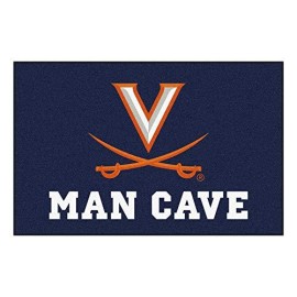 Fanmats 15535 University Of Virginia Nylon Universal Man Cave Starter Rug