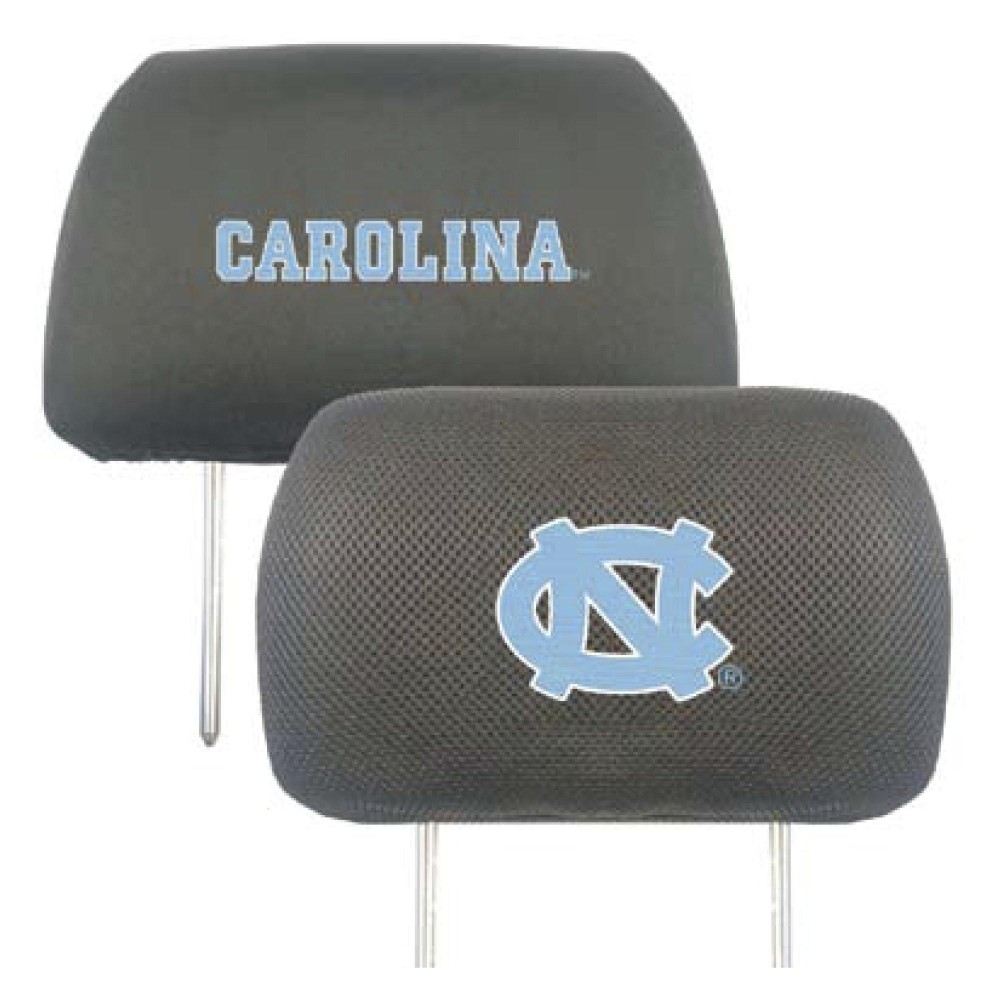 FANMATS 12609 NCAA UNC University of North Carolina - Chapel Hill Tar Heels Polyester Head Rest Cover , 10