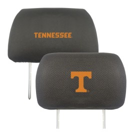 FANMATS 12594 NCAA University of Tennessee Volunteers Polyester Head Rest Cover , 10