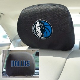 Fanmats - 14774 FANMATS NBA Dallas Mavericks Polyester Head Rest Cover 10