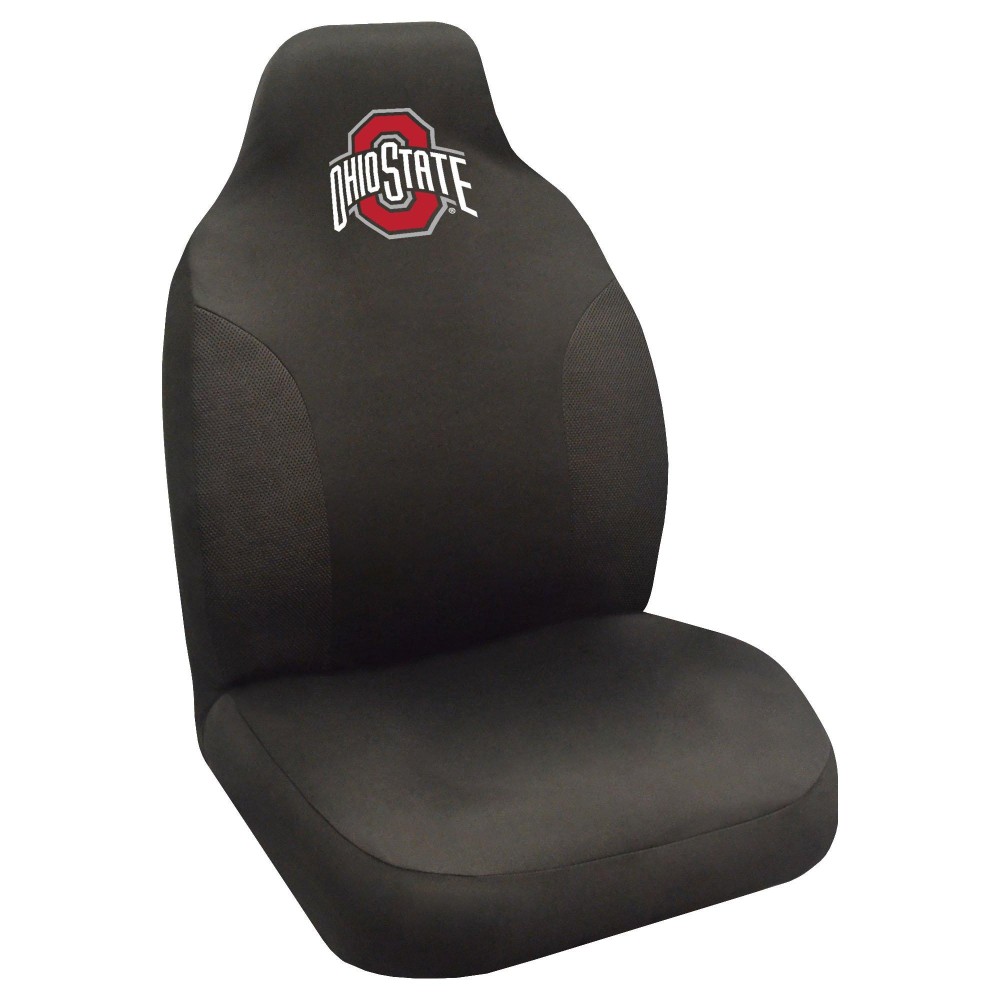 FANMATS - 15047 NCAA Ohio State University Buckeyes Polyester Seat Cover , 20