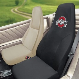 FANMATS - 15047 NCAA Ohio State University Buckeyes Polyester Seat Cover , 20