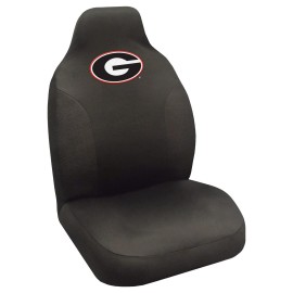 FANMATS - 14985 NCAA University of Georgia Bulldogs Polyester Seat Cover,20