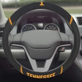 FANMATS 14930 Tennessee Volunteers Embroidered Steering Wheel Cover