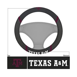 Fan Mats 14894 Texas A&M University Steering Wheel Cover