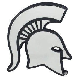 FANMATS - 14866 NCAA Michigan State University Spartans Chrome Team Emblem 2.1