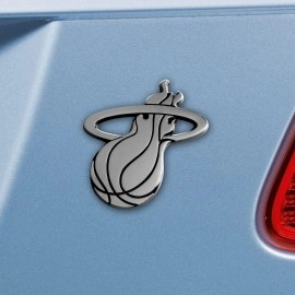 FANMATS 14863 Miami Heat 3D Chrome Metal Auto Emblem