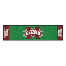 Fanmats Home Indoor Sports Team Logo Mississippi State Putting Green Runner