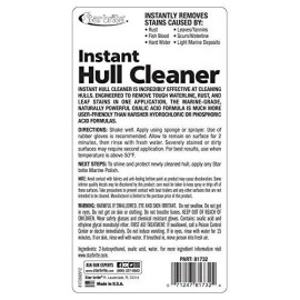 Star Brite Instant Hull Cleaner - Clean Stains & Scum Lines On Boat Hulls Easily & Effortlessly - 32 Oz (081732Ss)
