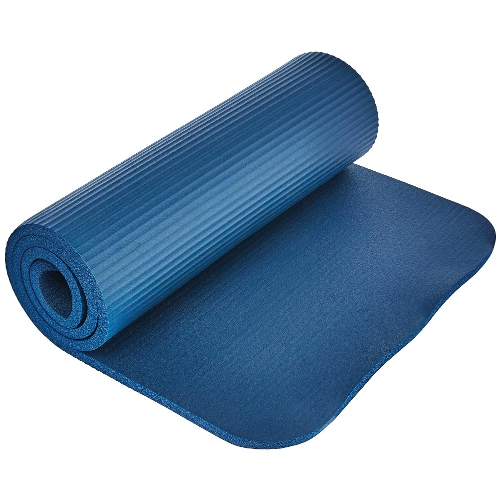 STOTT PILATES Deluxe Pilates Mat (Midnight Blue) 0.6 inch / 15 mm