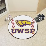 Fan Mats University Of Wisconsin-Stevens Point Baseball Mat27 Diameter