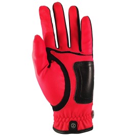 Zero Friction Men's Golf Gloves, Left Hand, One Size, Red