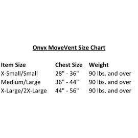 Onyx Movevent Dynamic Vest-Orange-M/L (122200-200-040-14)