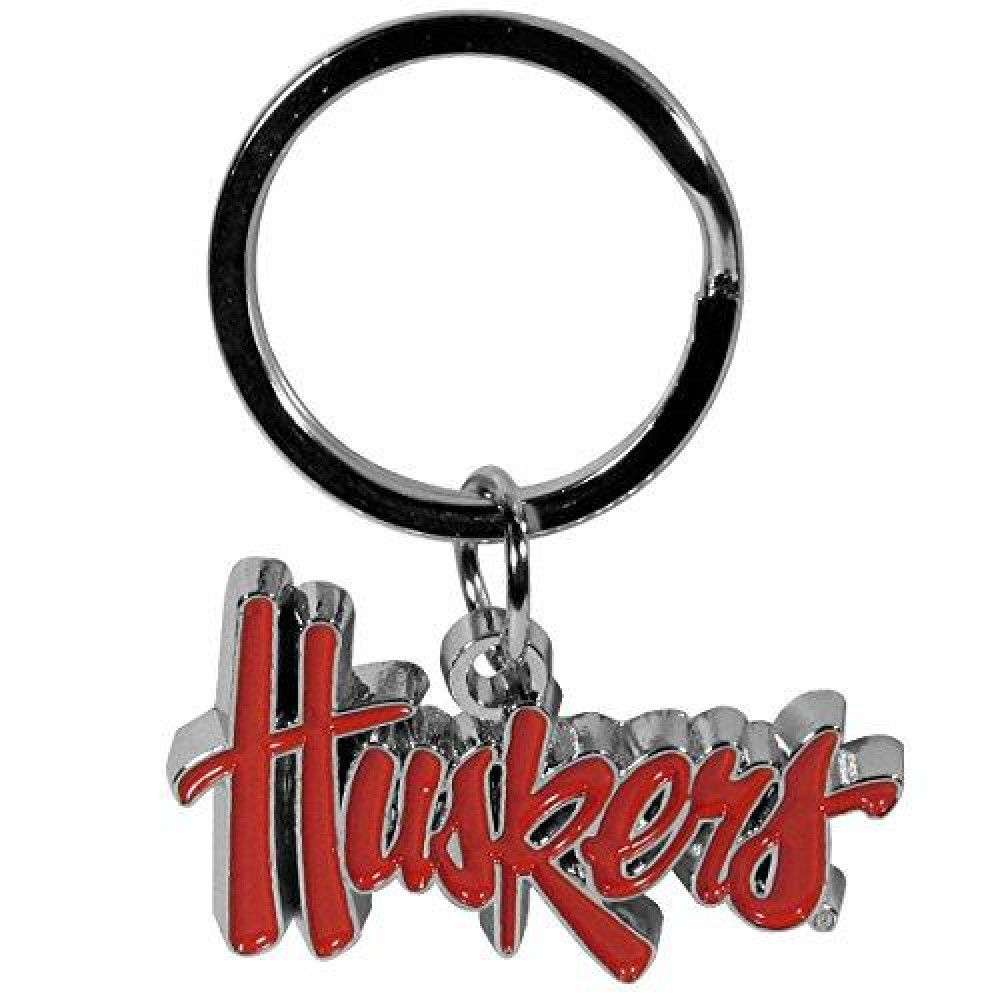 Ncaa Siskiyou Sports Fan Shop Nebraska Cornhuskers Chrome & Enameled Key Chain One Size Team Colors