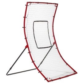 Franklin Sports Baseball Rebounder Net - Baseball + Softball Pitchback Net + Pitching Target - All Angle Bounce Back Net - Return Fielding Trainer - 48