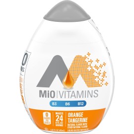 Mio Vitamins Liquid Water Enhancer, Orange Tangerine, 162 Oz, 12-Pack