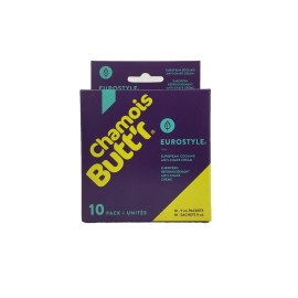 Chamois Butt'r Eurostyle Anti-Chafe Cream, 10-pack of 9mL packets