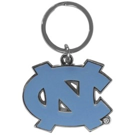 NCAA Siskiyou Sports Fan Shop North Carolina Tar Heels Chrome & Enameled Key Chain One Size Team Colors