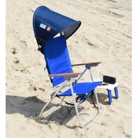 Rio Beach MyCanopy Personal Chair Sun Shade, Navy