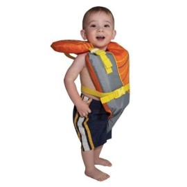 Full Throttle Infant Baby-Safe Life Jacket, Orange