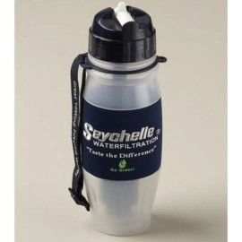Readywise Seychelle Water Filtration Bottle Bottle Gray/Black, Bpa-Free, 28Oz