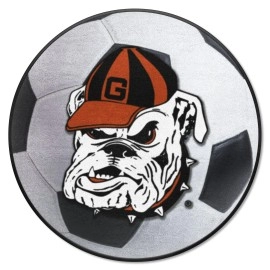 Fanmats Georgia Bulldogs Soccer Ball-Shaped Mats