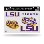 NCAA LSU Tigers Die Cut Team Magnet Set Sheet