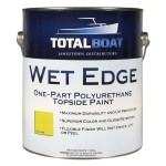 TotalBoat-365426 Wet Edge Marine Topside Paint for Boats, Fiberglass, and Wood (Yellow, Gallon)