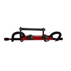 Stamina Pull Up Bar for Doorway w/ Smart Workout App - Portable Door Gym Chin Up / Pull Up Station & Push Up Bar w/ Multiple Grip Positions for Home Gym