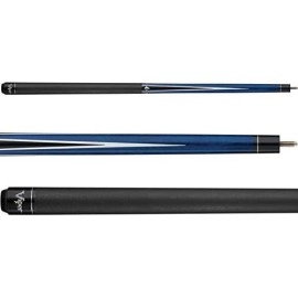 Viper By Gld Products Diamond 58 2-Piece Billiard/Pool Cue, Blue, 21 Ounce