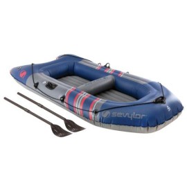 Sevylor Colossus 3-Person Boat , Black/Flag Red