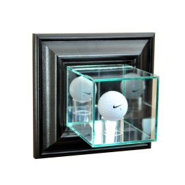 Perfect Cases PGA Wall Mounted Golf Glass Display Case, Black