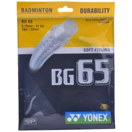 Yonex Badminton Strings Bg 65, 070Mm (Black)