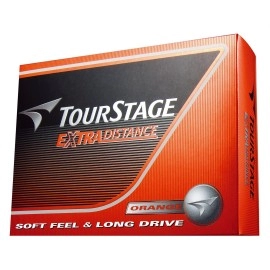 Bridgestone Tourstage Extra Distance Golf Balls, 1 Dozen (Pack Of 12), Orange Teox