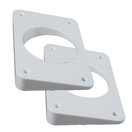 Taco Wedge Plates f/Grand Slam Outriggers - White