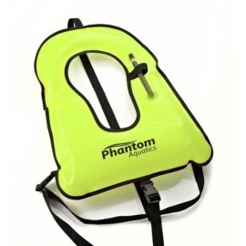 Phantom Aquatics Snorkel Adult Vest, Yellow