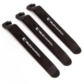 Velochampion Nylon Fibre Bike Repair Tire Levers (Set Of 3) Suitable For All Bikes