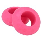 Grippi Bat Grip Choke Up Rings 2-Pack - Perfect For Youth Baseball, Softball And Tee Ball - Pressure Baseball Rings To Improve Grip And Reduce Sting From Vibrations - Bat Knob Stacker In Vibrant Pink