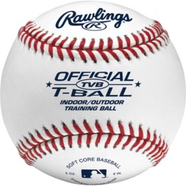 Rawlings Official T-Balls Tvb Youth/6U 12 Count Sponge Rubber Core Indoor/Outdoor