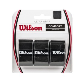 Wilson Sporting Goods Ultra Wrap Tennis Overgrip (3-Pack), Black (Wrz403000)
