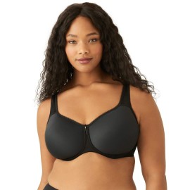 Wacoal Womens Plus-Size Basic Beauty Contour Spacer Bra, Black, 38G