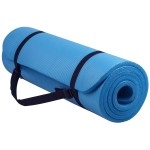 Balance From Go Yoga All Purpose Anti-Tear Exercise Yoga Mat With Carrying Strap, Blue (Bfgy-Ap6Bl), 71 X 24 X 0.5 Inches